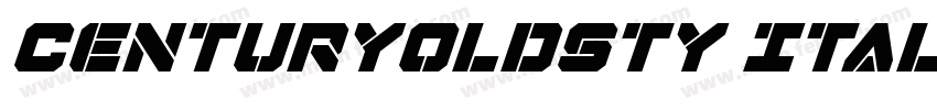 CenturyOldSty Italic字体转换